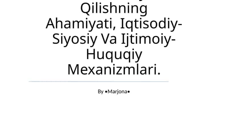 Korrupsiyaga Qarshi Kurash Bo'Yicha Xalqaro Qonunlar Va Qarorlarning O'Zbekistonda Ratifikatsiya Qilishning Ahamiyati