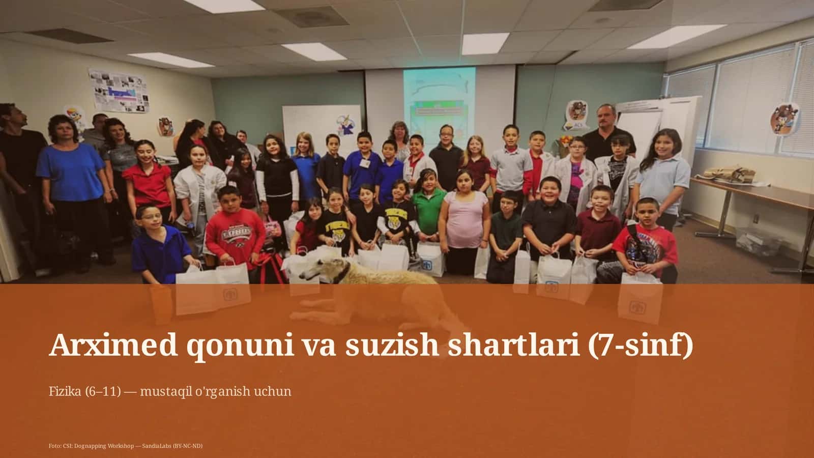 Arximed qonuni va suzish shartlari (7-sinf)