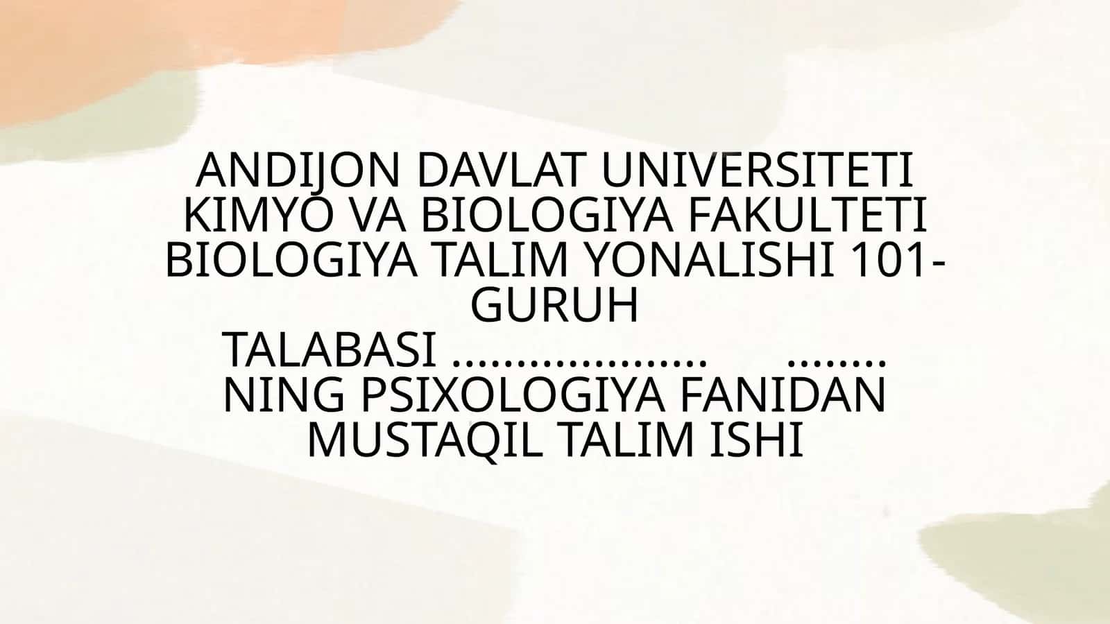 Shaxs va Individuallik