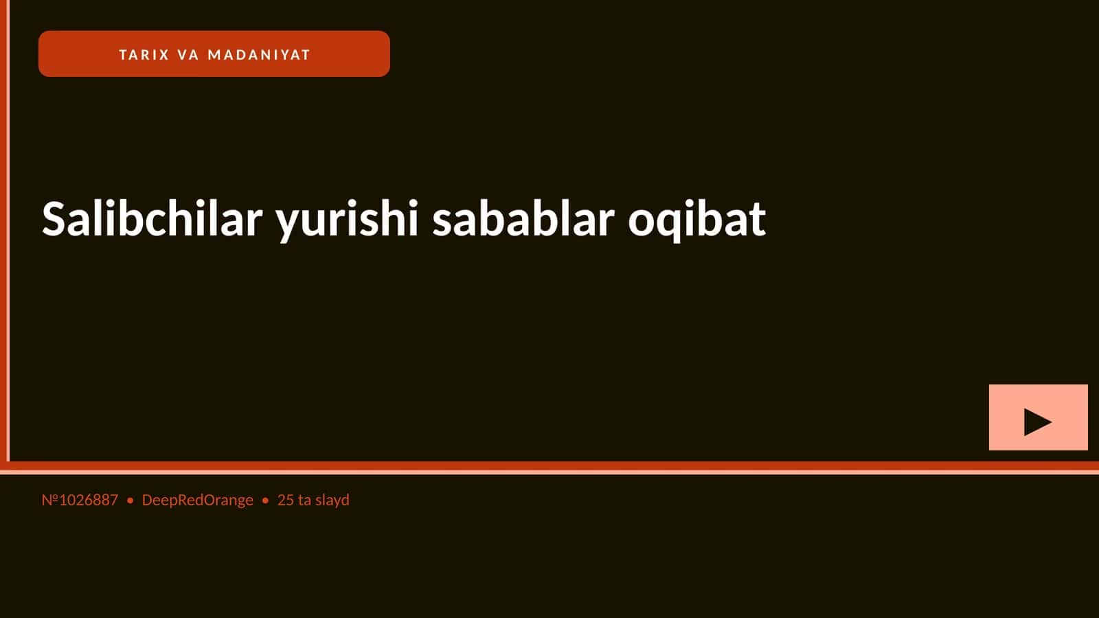 Salibchilar yurishi sabablar oqibat