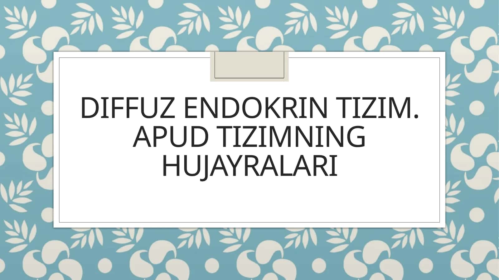Diffuzendokrintizim
