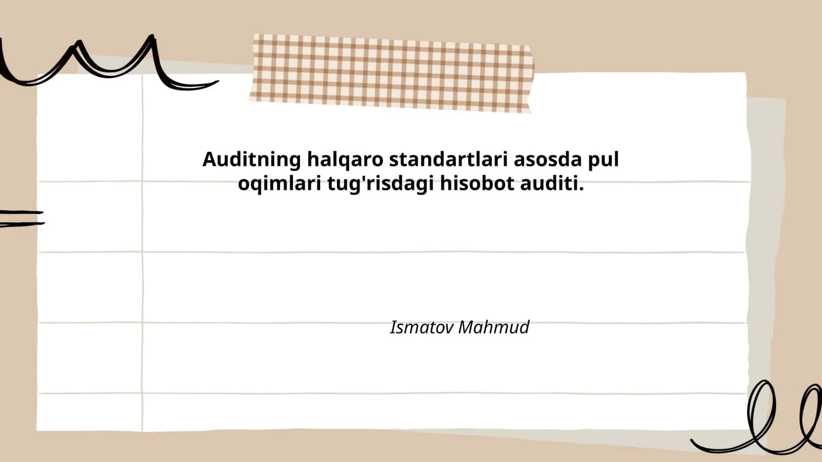 Pul oqimlari hisoboti