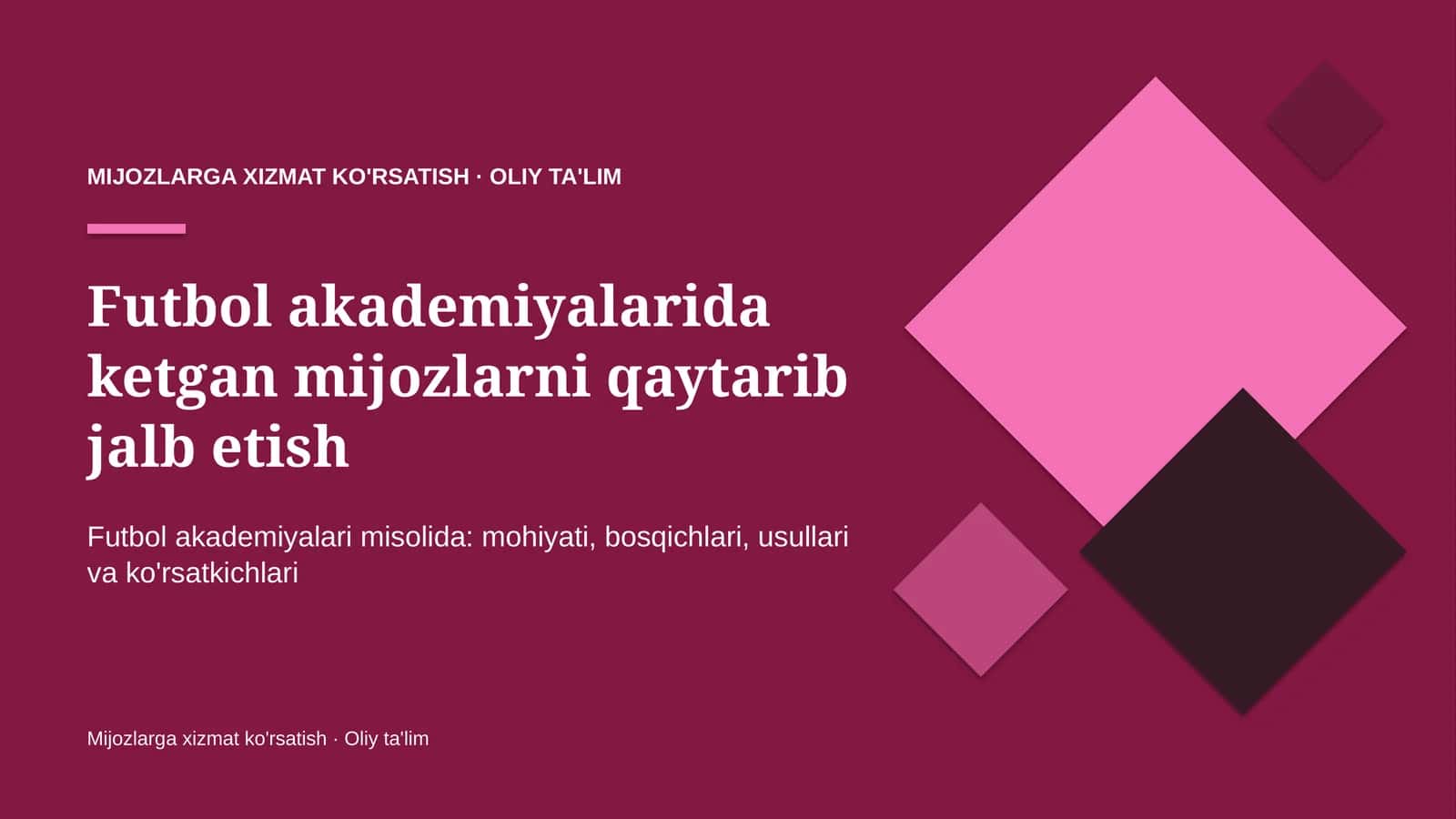 futbol akademiyalarida ketgan mijozlarni qaytarib jalb etish 7123