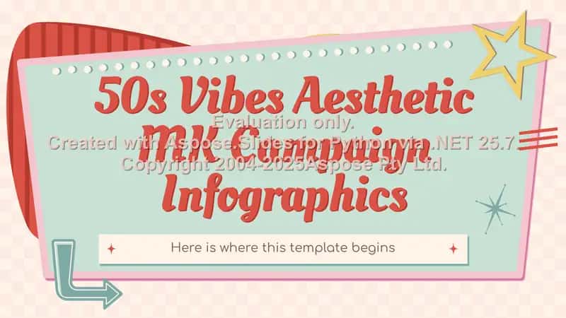 50s Vibes Aesthetic MK Campaign Infographics