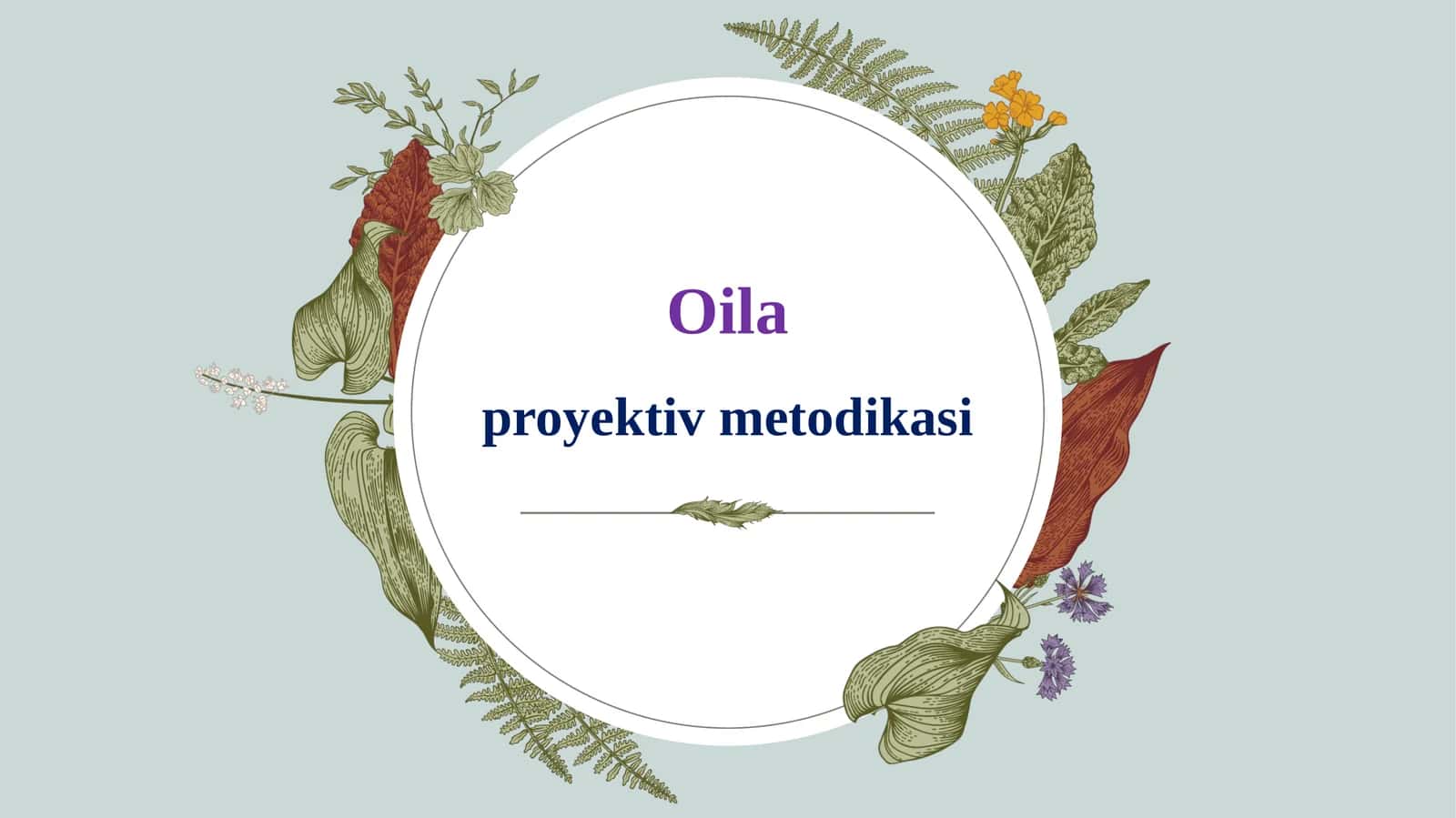 proyektiv metodikasi
