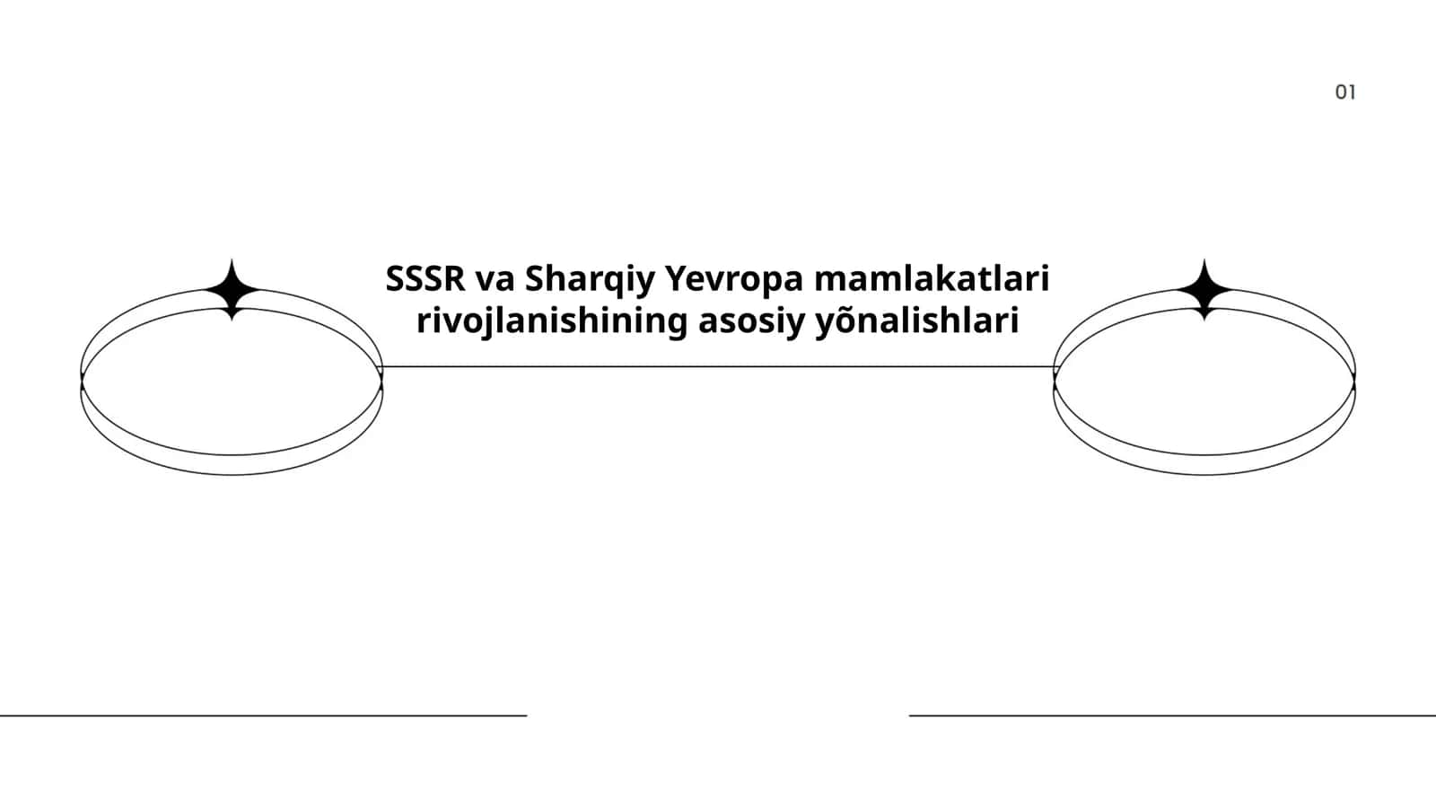 SSSR va Sharqiy Yevropa mamlakatlari rivojlanishining asosiy yõnalishlari