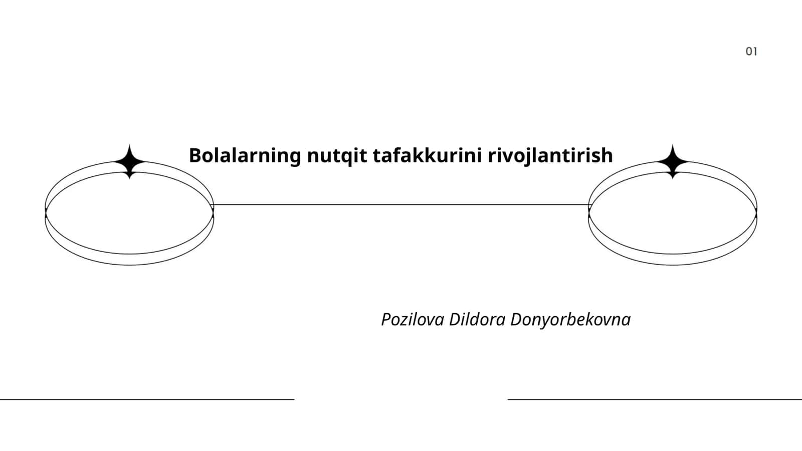 Bolalarning nutqit tafakkurini rivojlantirish