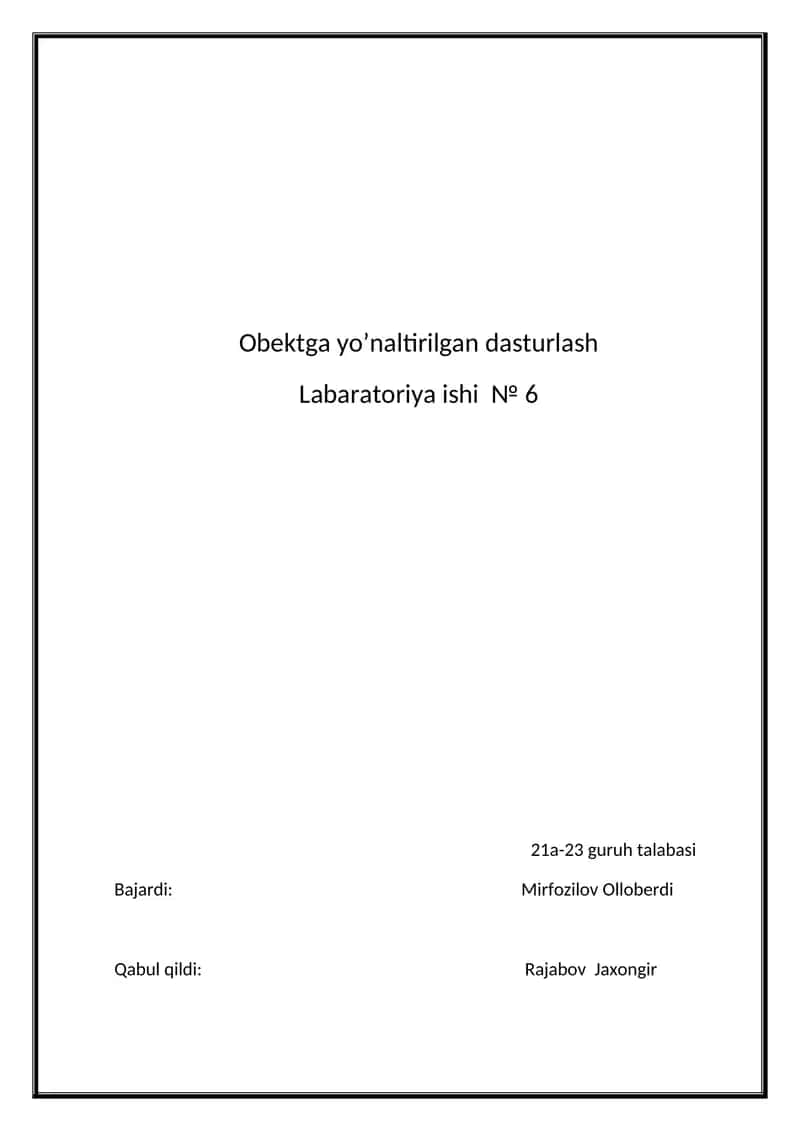 Pythonda shart operatorlarga misollar