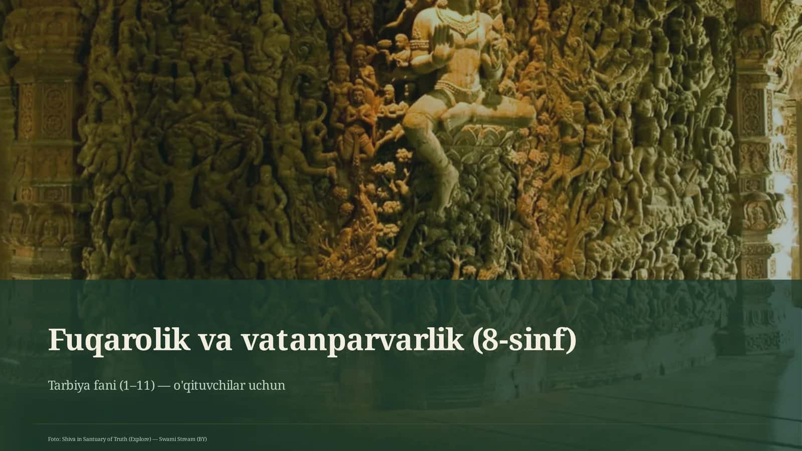Fuqarolik va vatanparvarlik (8-sinf)