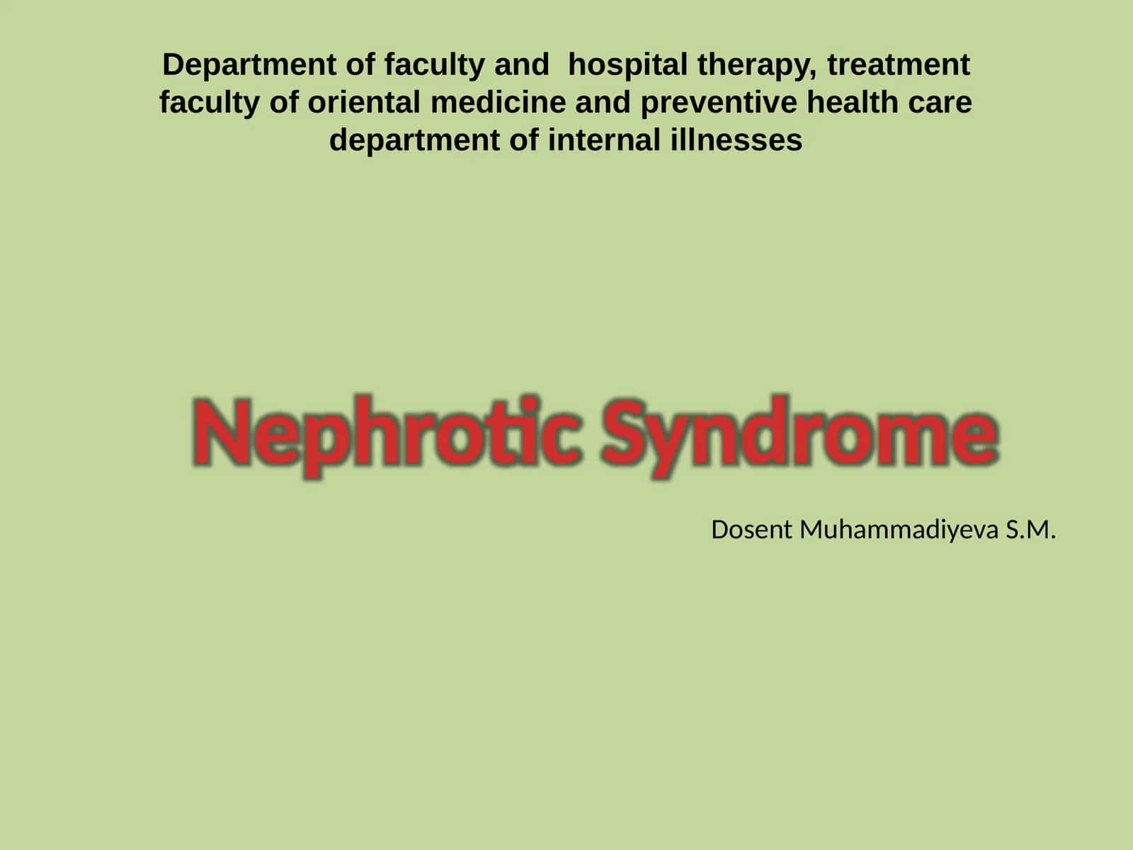 NephroticSyndrome