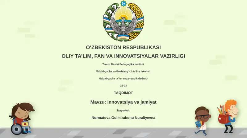 Innovatsiya va jamiyat