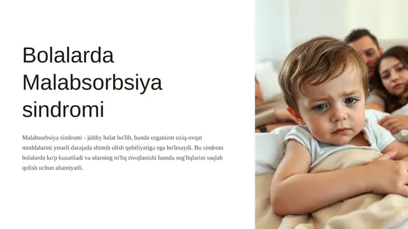 Bolalarda Malabsorbsiya sindromi