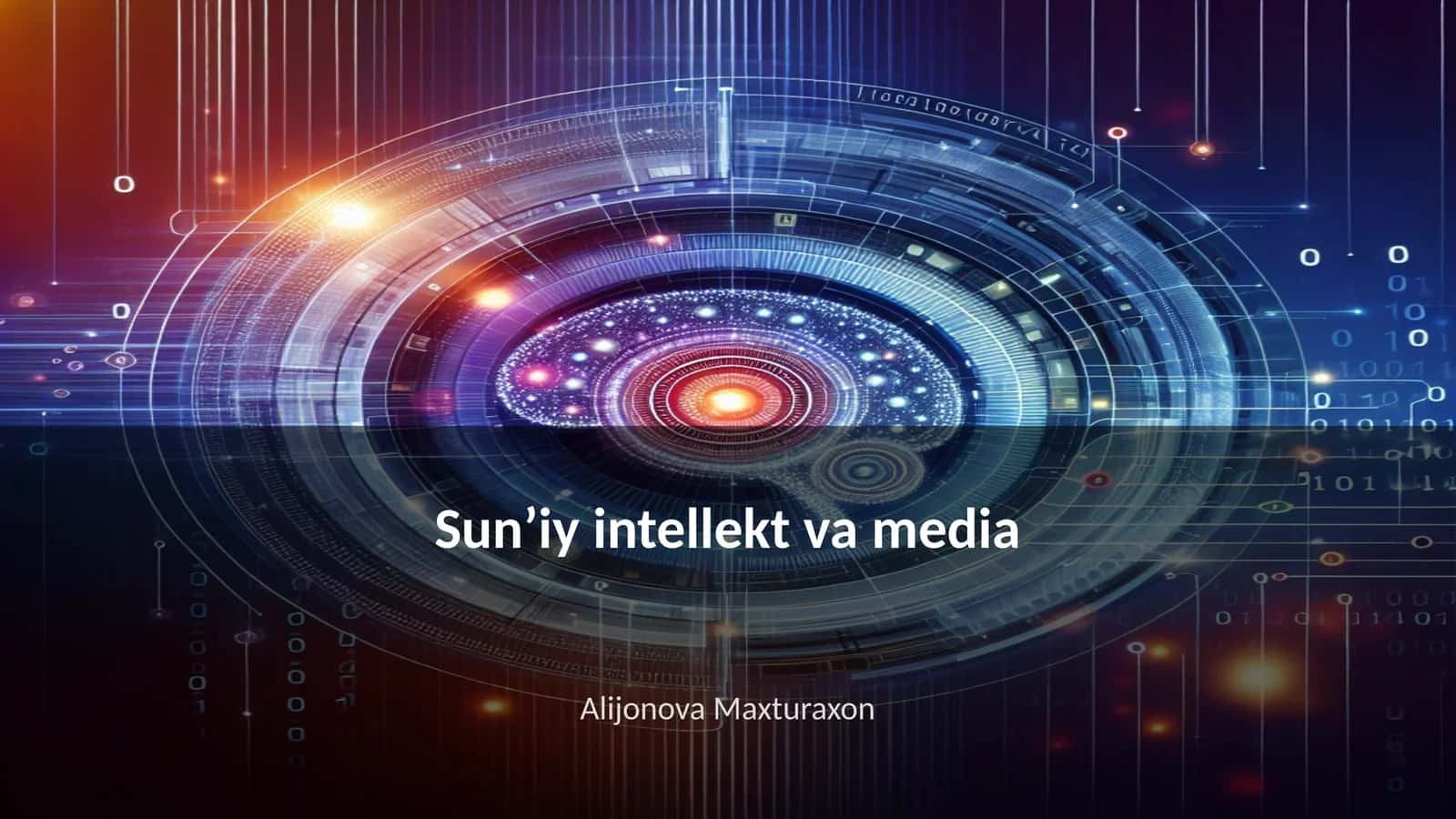 Sun’iy intellekt va media