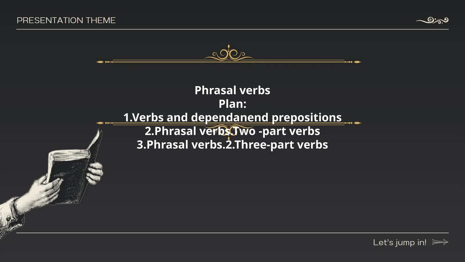 Phrasal verbs