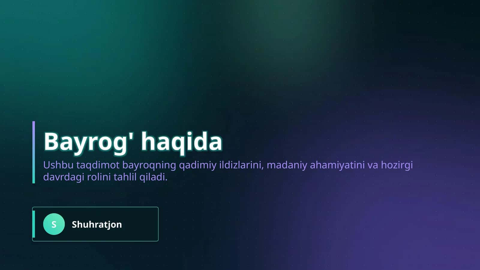 Bayrog' haqida