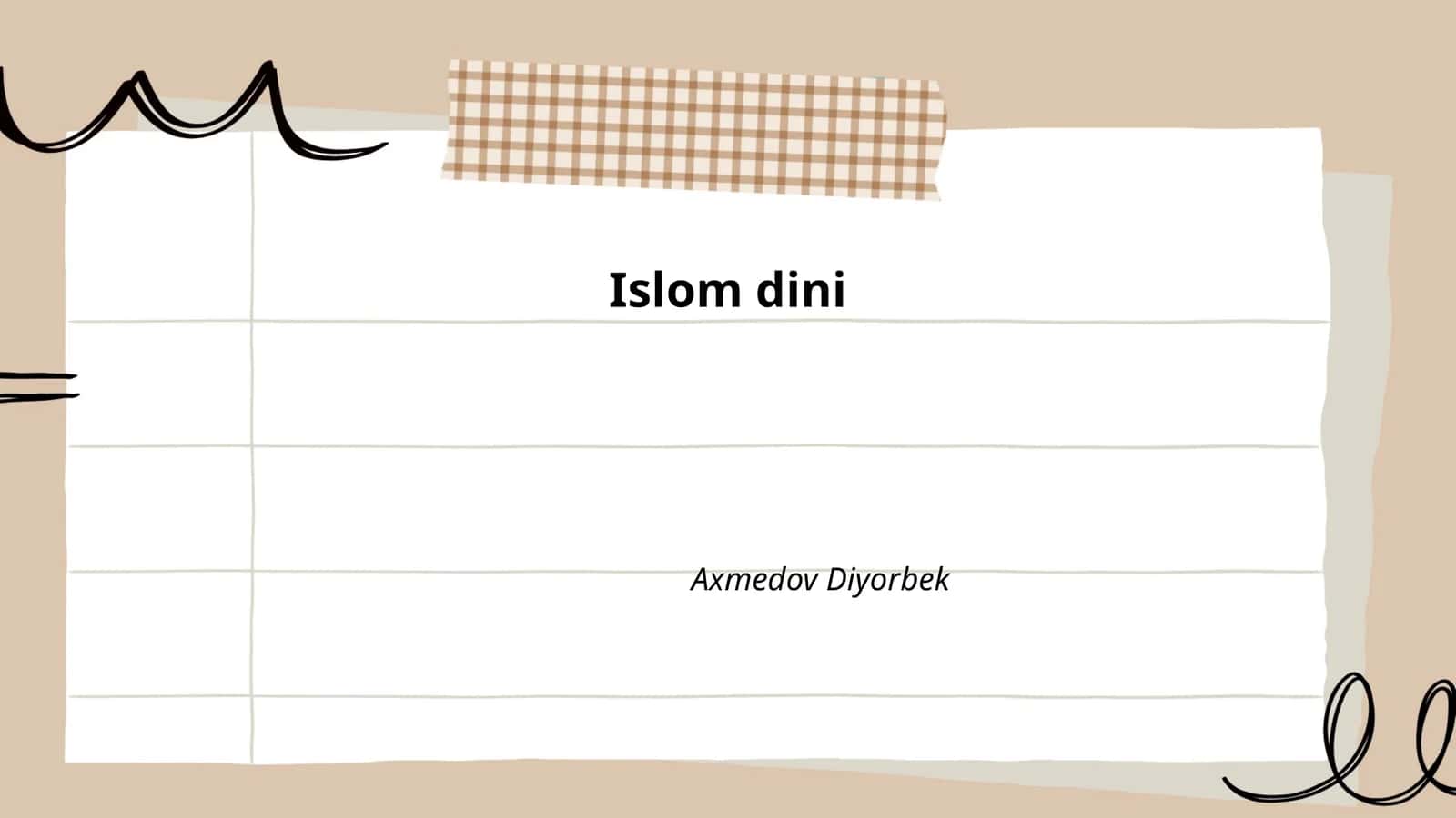 Islom dini