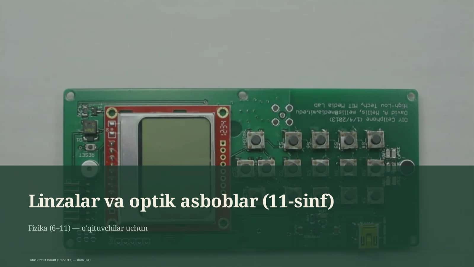 Linzalar va optik asboblar (11-sinf)