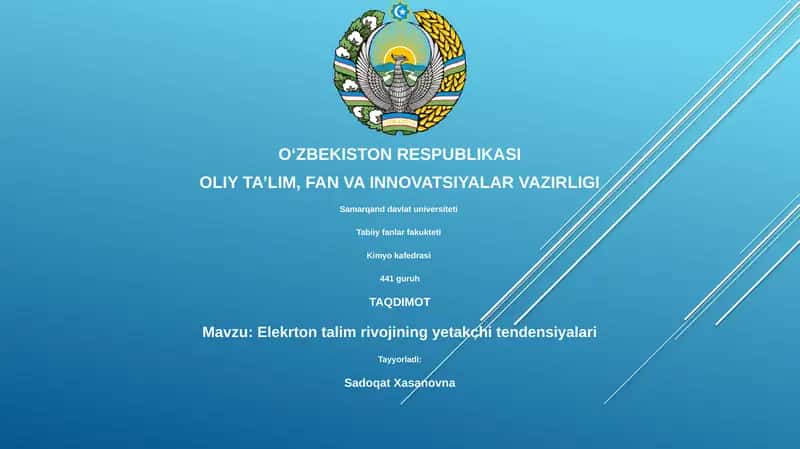 Elektron talim rivojlanishi