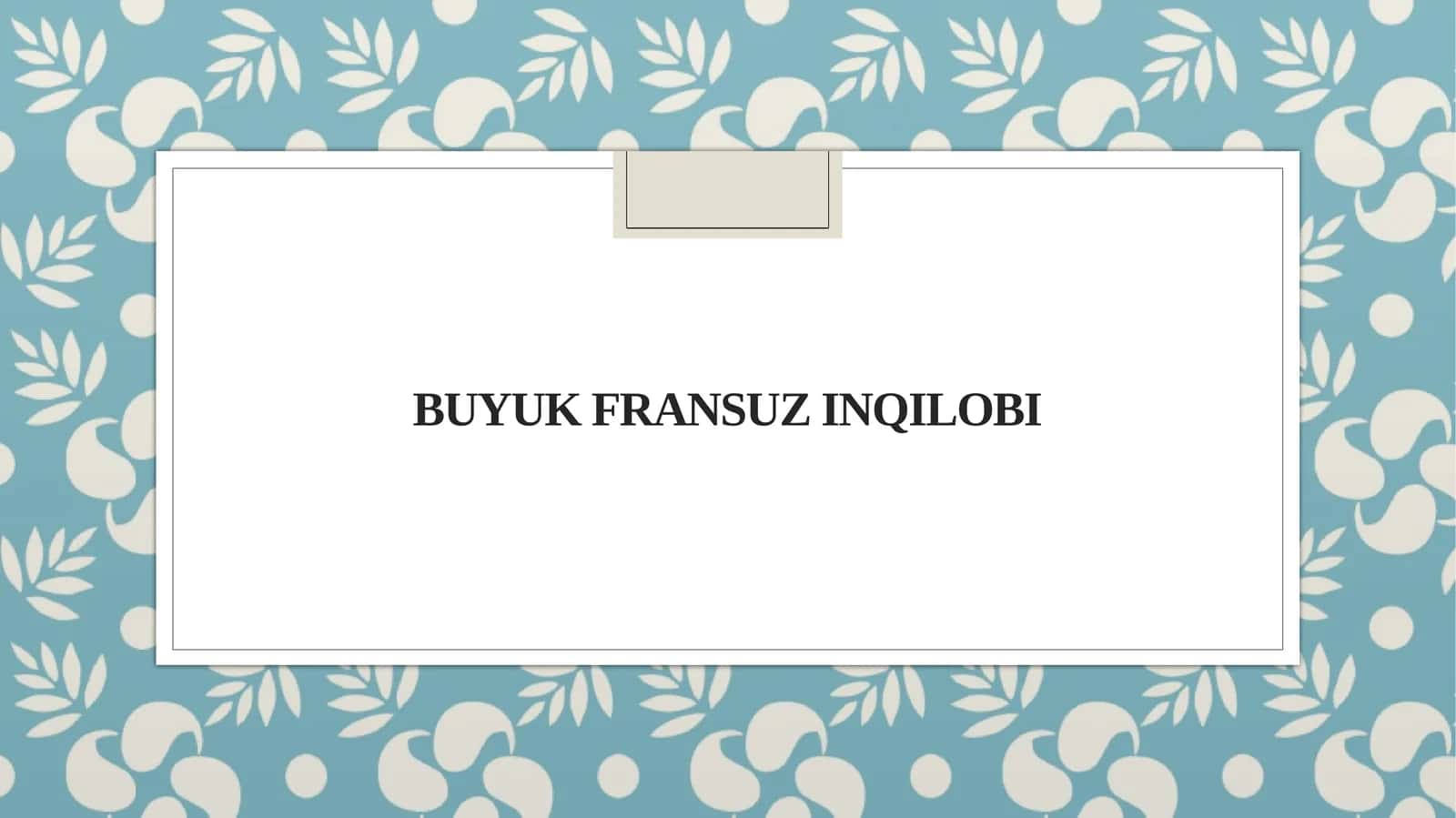 Buyuk fransuz inqilobi