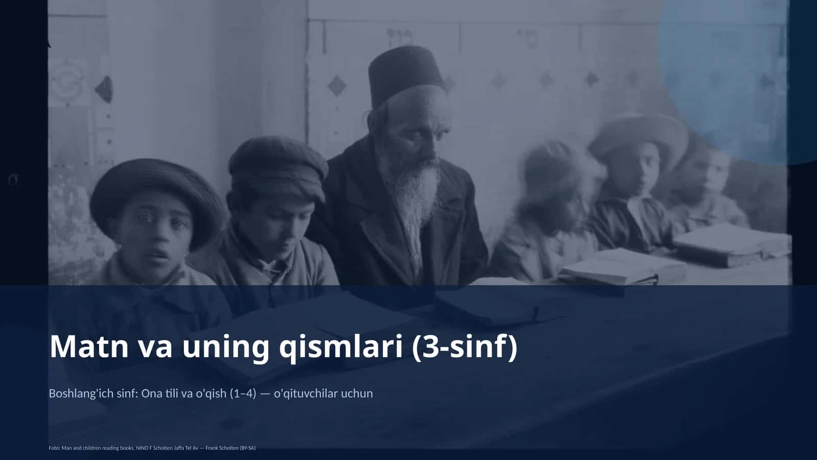 Matn va uning qismlari (3-sinf)