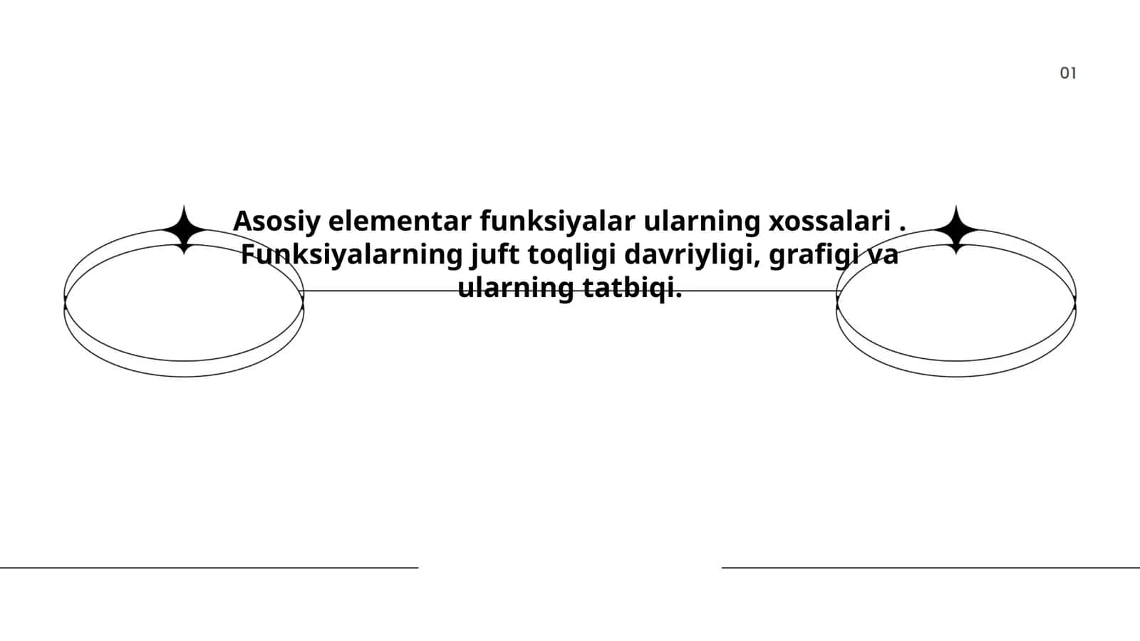 Asosiy elementar funksiyalar
