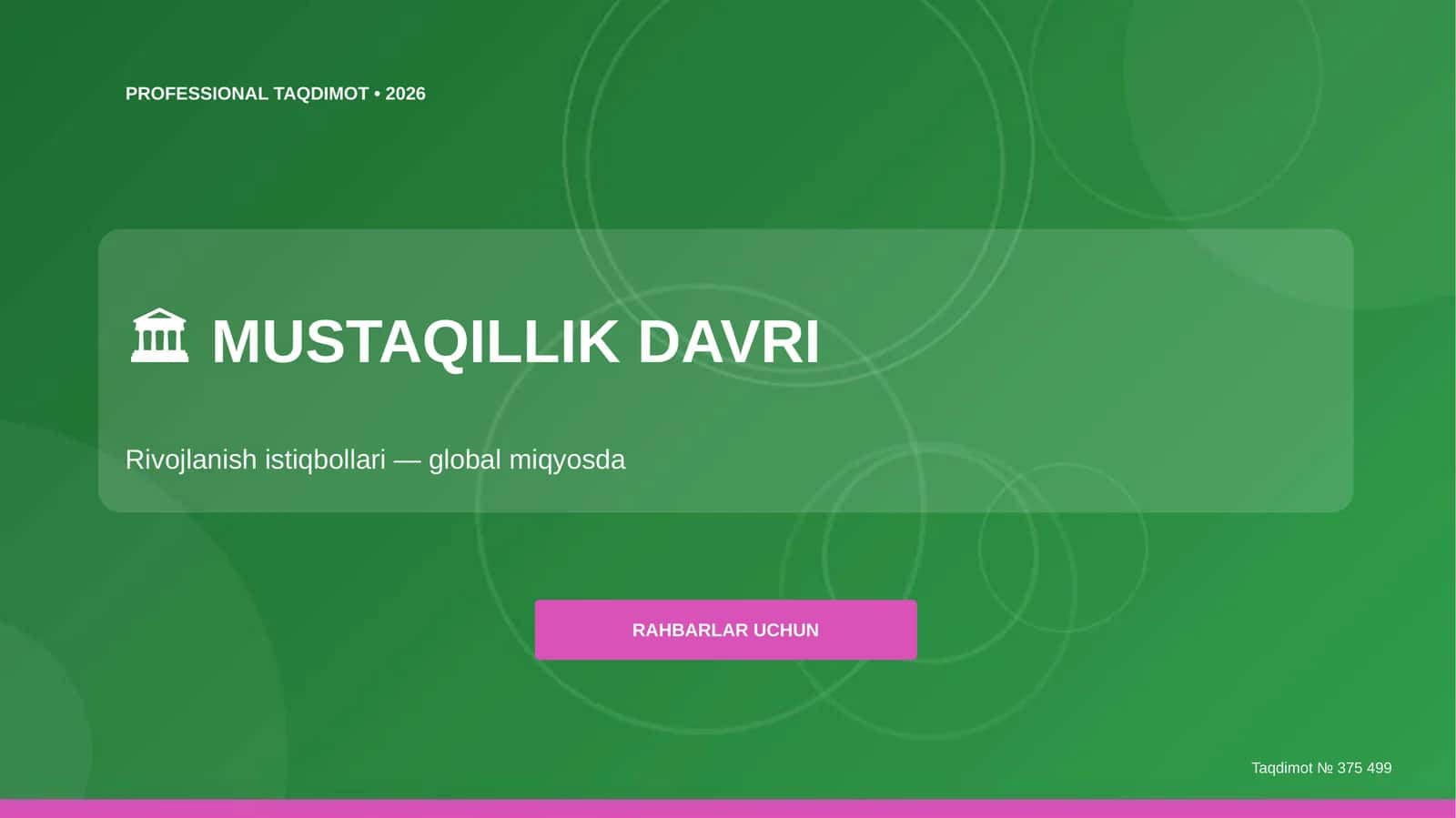 MUSTAQILLIK DAVRI