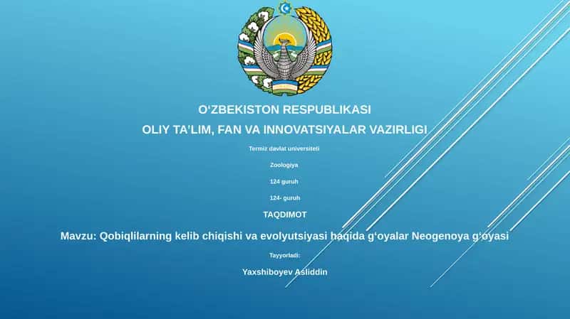 Zoologiya - Qobiqlilarning kelib chiqishi va evolyutsiyasi