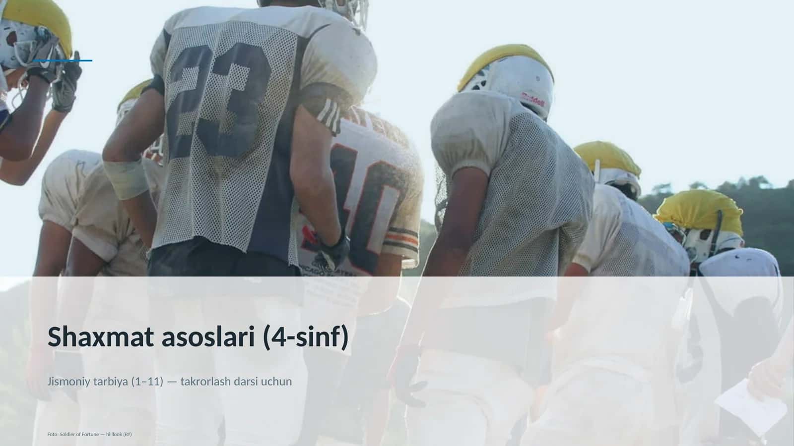 Shaxmat asoslari (4-sinf)