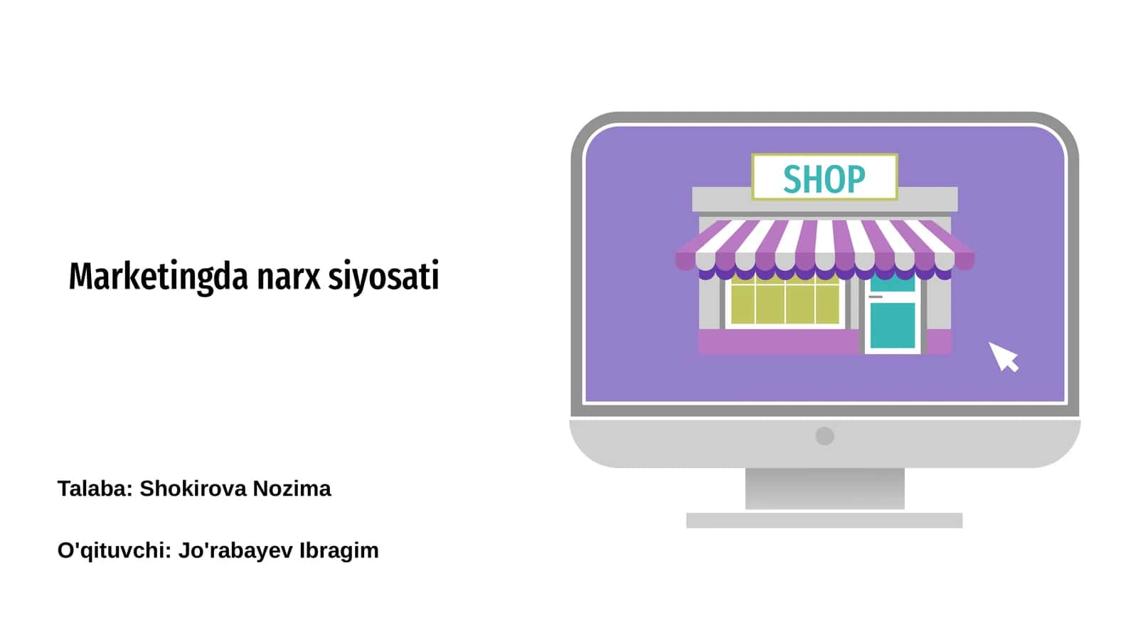 Marketingda narx siyosati