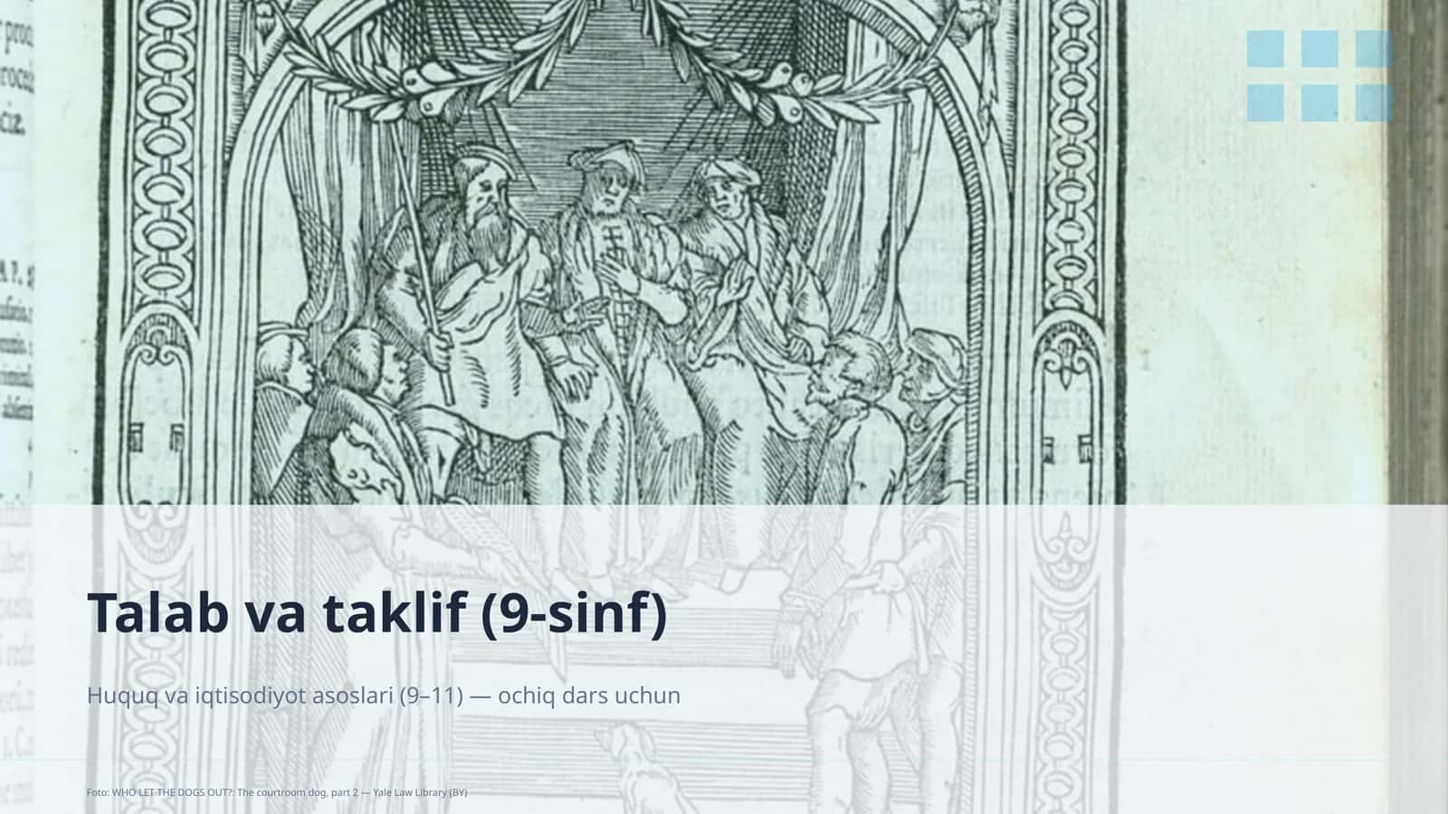 Huquq va iqtisodiyot asoslari (9–11)