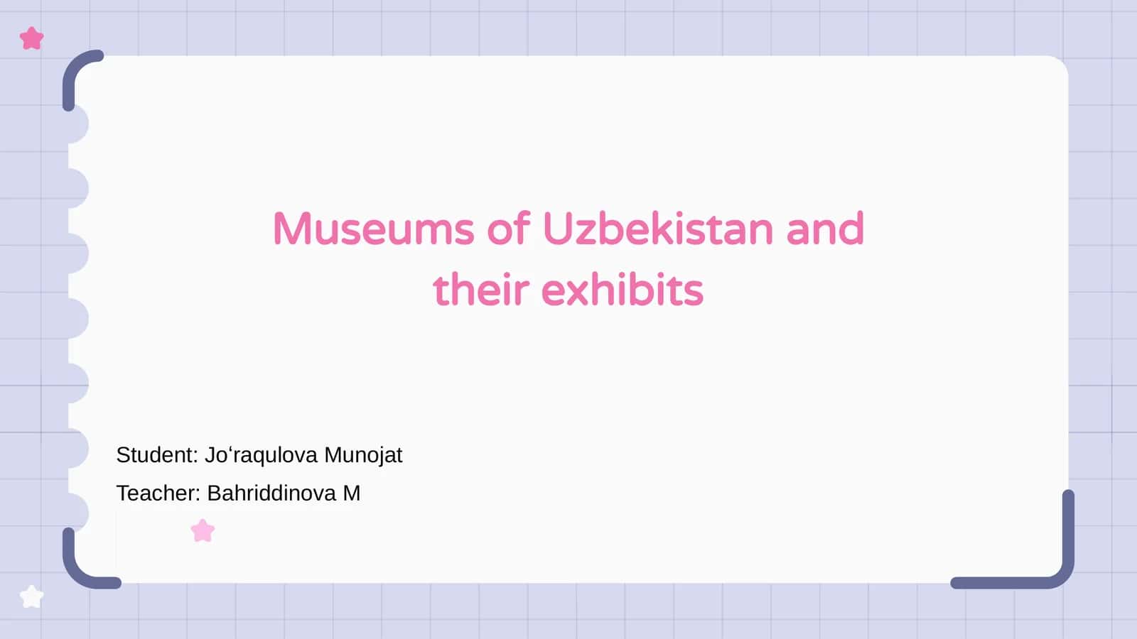 Museums of Uzbekistan and their exhibits