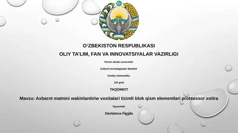 Matnni wakinlantiriw vositalari