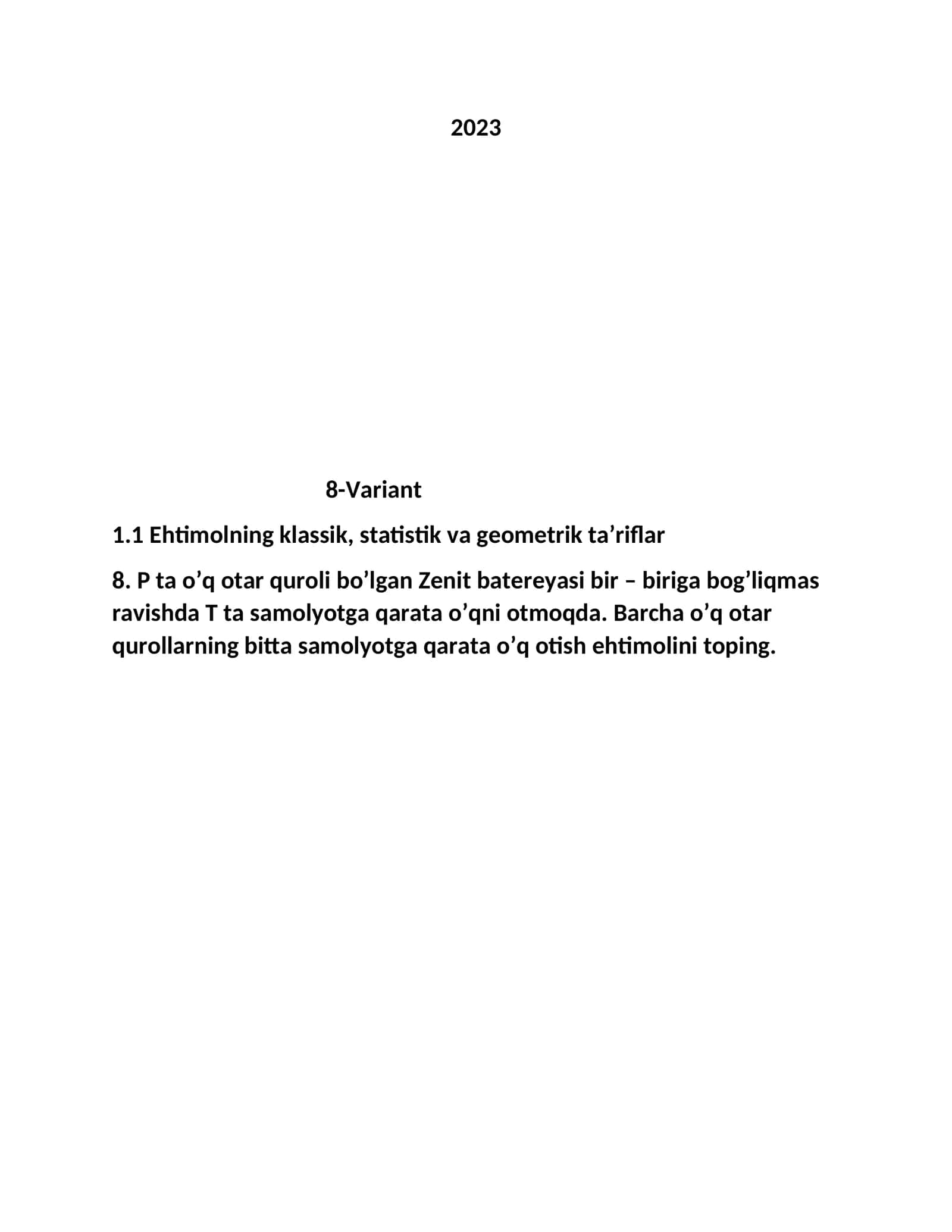 Solve probability problems related to classic