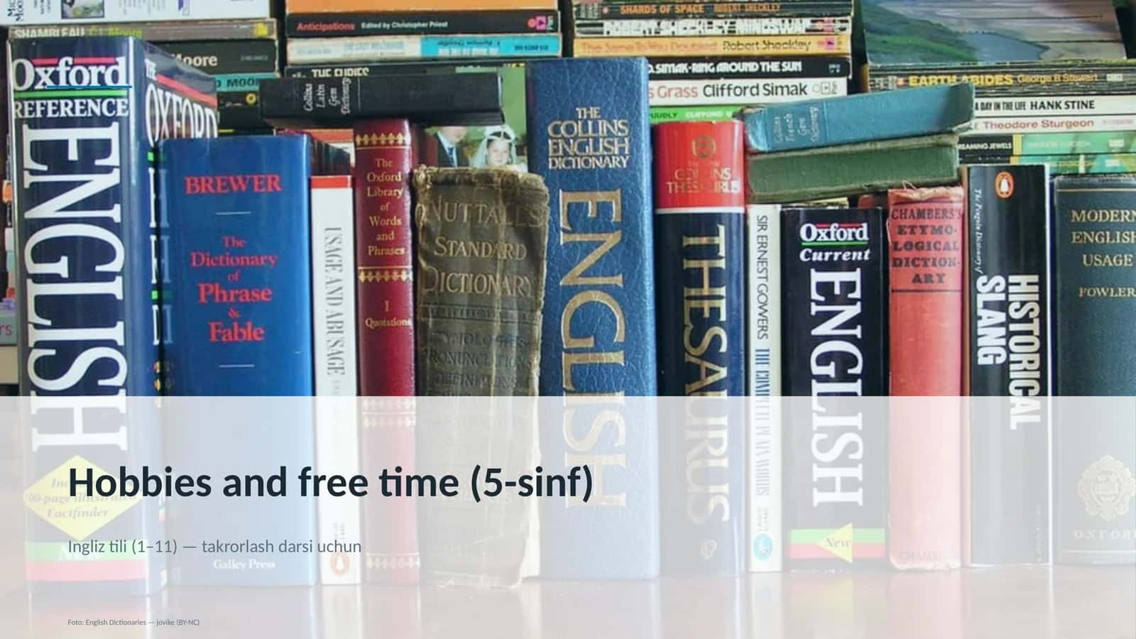 Hobbies and free time (5-sinf)