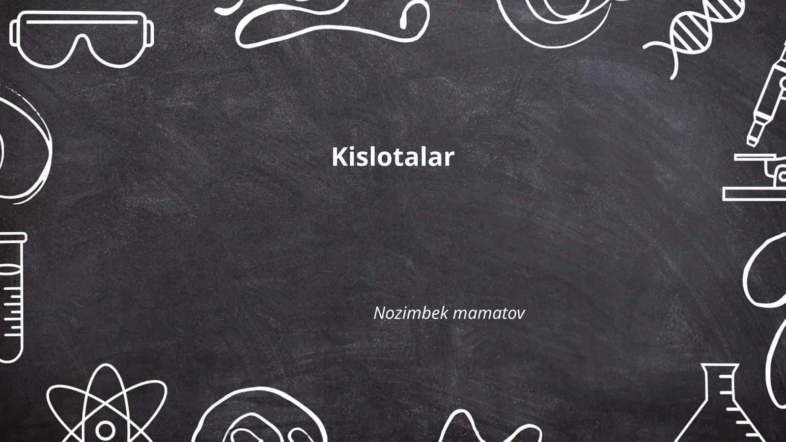 Kislotalar
