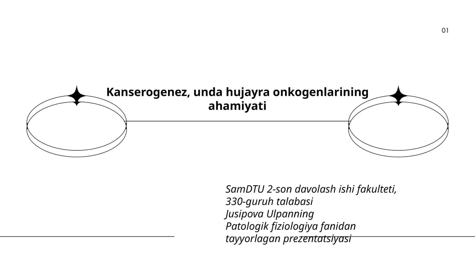 Patologik fiziologiya fanidan Kanserogenez