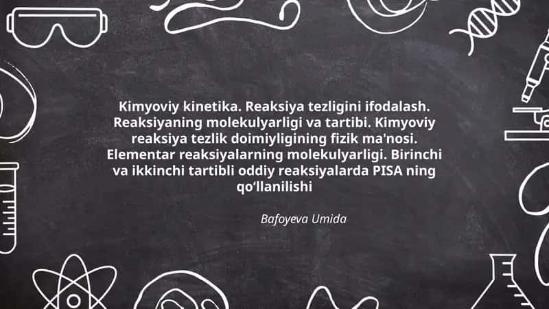 Kimyoviy kinetika