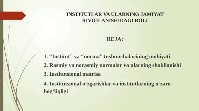 Institutsionalizm