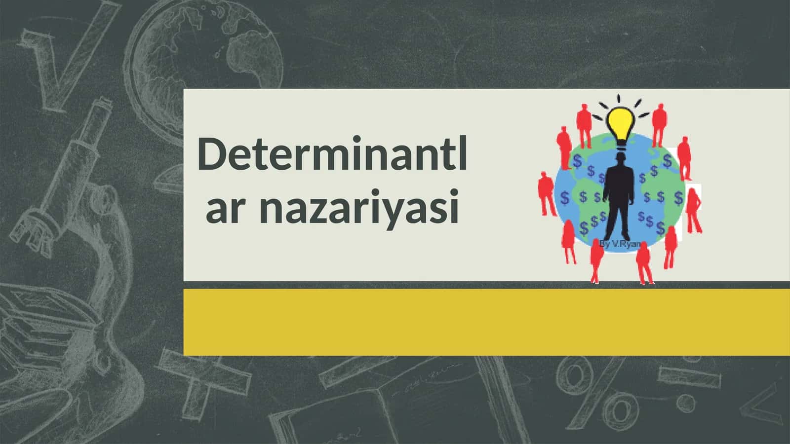 Determinantlar nazariyasi