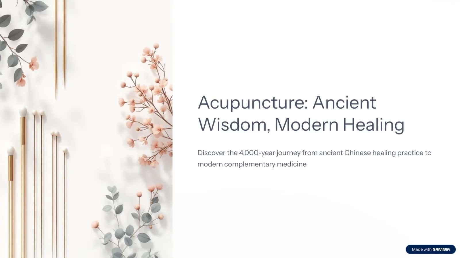 The Roots of Healing: A 4,000-Year Journey