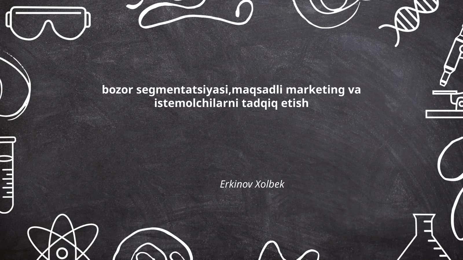 Bozor segmentatsiyasi