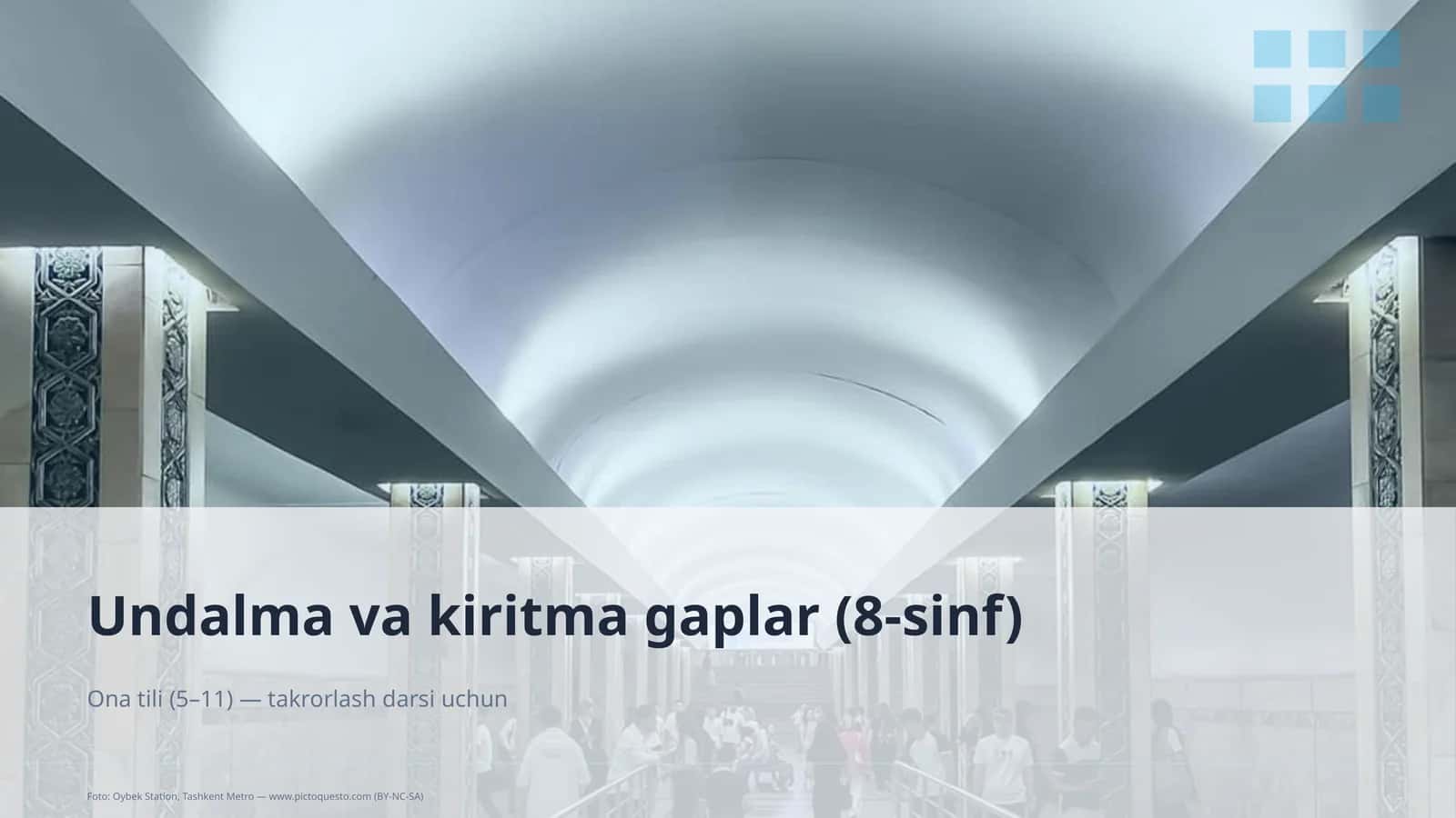 Undalma va kiritma gaplar (8-sinf)