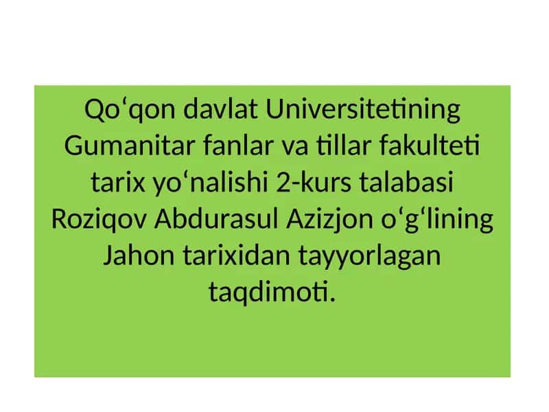 Muqaddas Rim imperiyasi haqida slayd