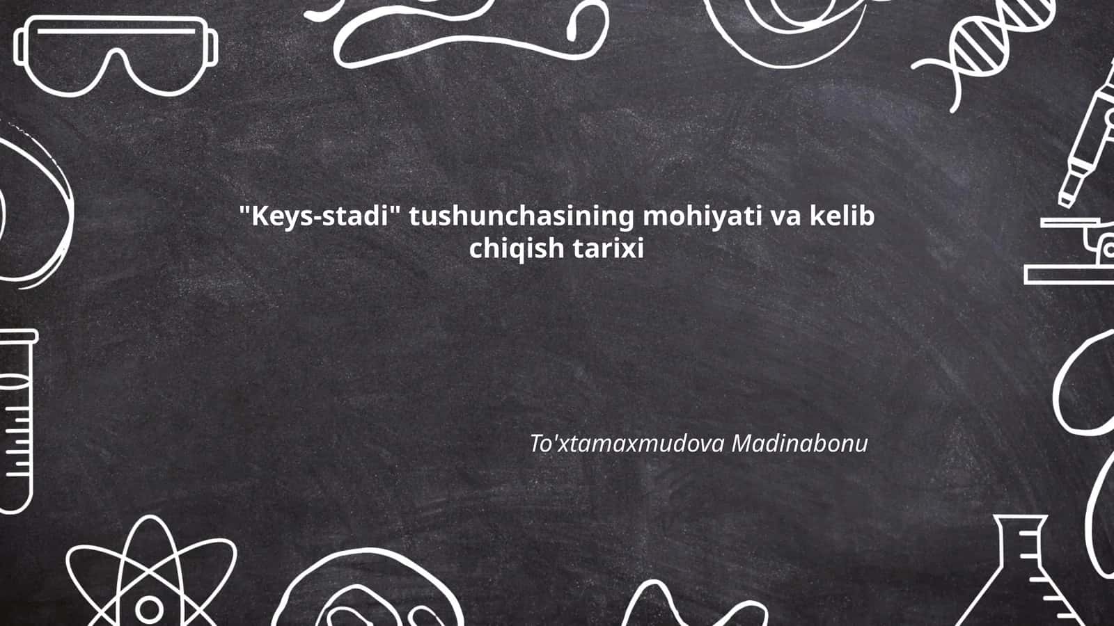 "Keys-stadi" tushunchasining mohiyati va kelib chiqish tarixi