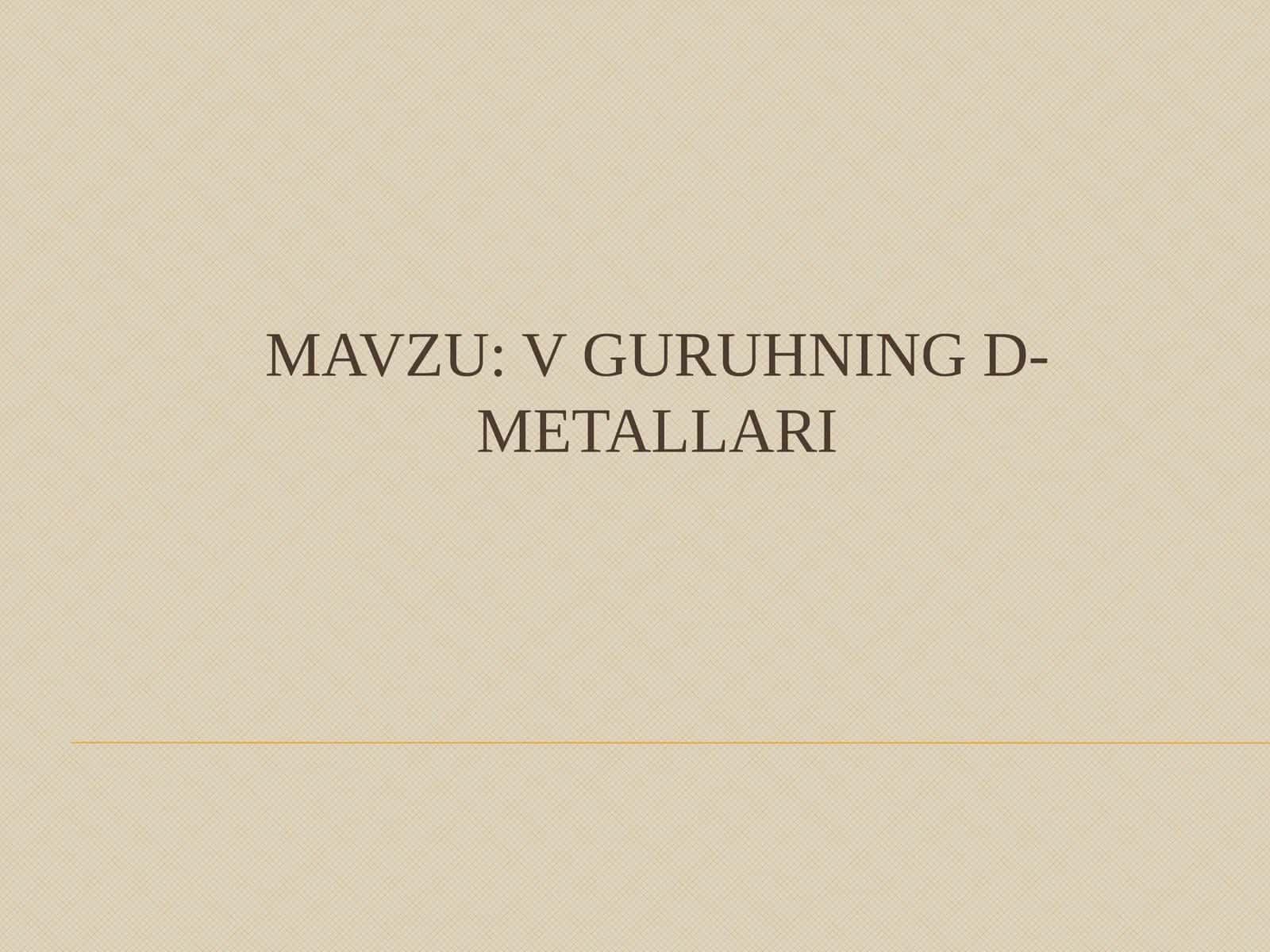 Vguruhningd-metallari Atomtuzilishi