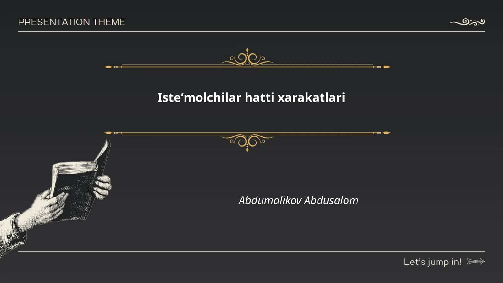 Isteʼmolchilar hatti xarakatlari