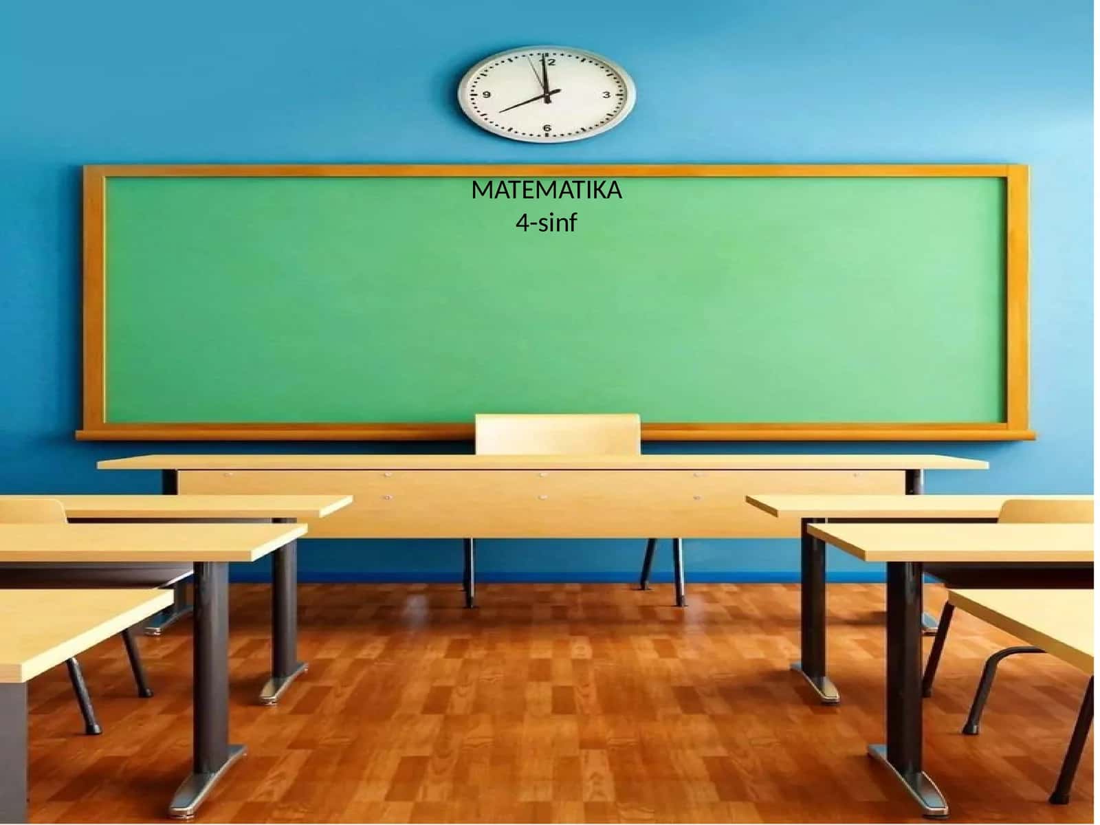 MATEMATIKA 4-sinf Nazoratishi