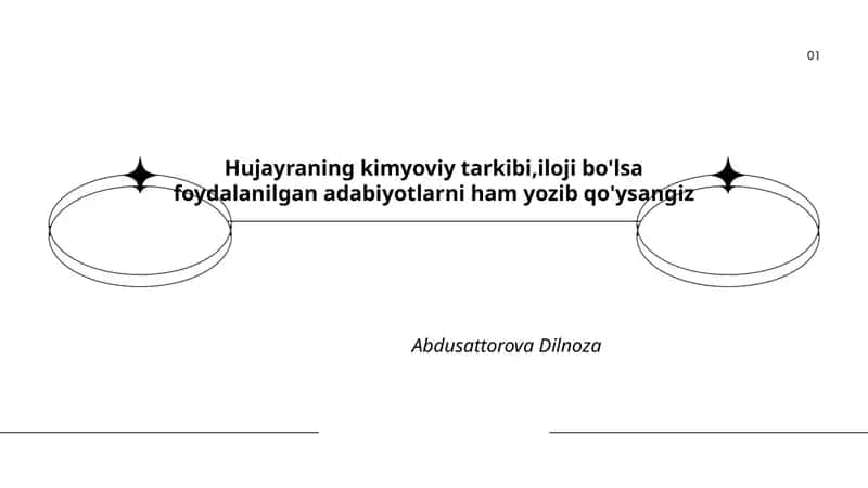 Hujayraning kimyoviy tarkibi