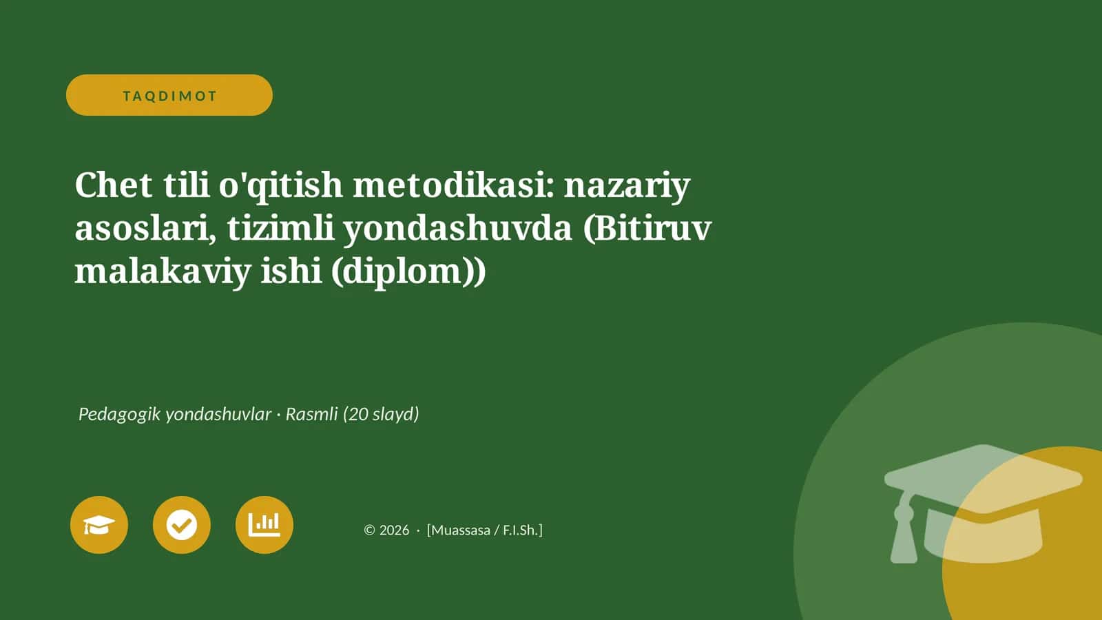 Chet tili o'qitish metodikasi: nazariy asoslari, tizimli yondashuvda