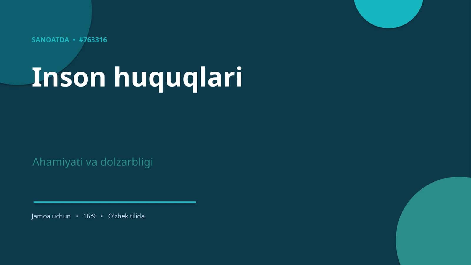 Inson huquqlari